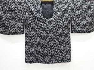 大正ロマン　花模様織り出し道行コート